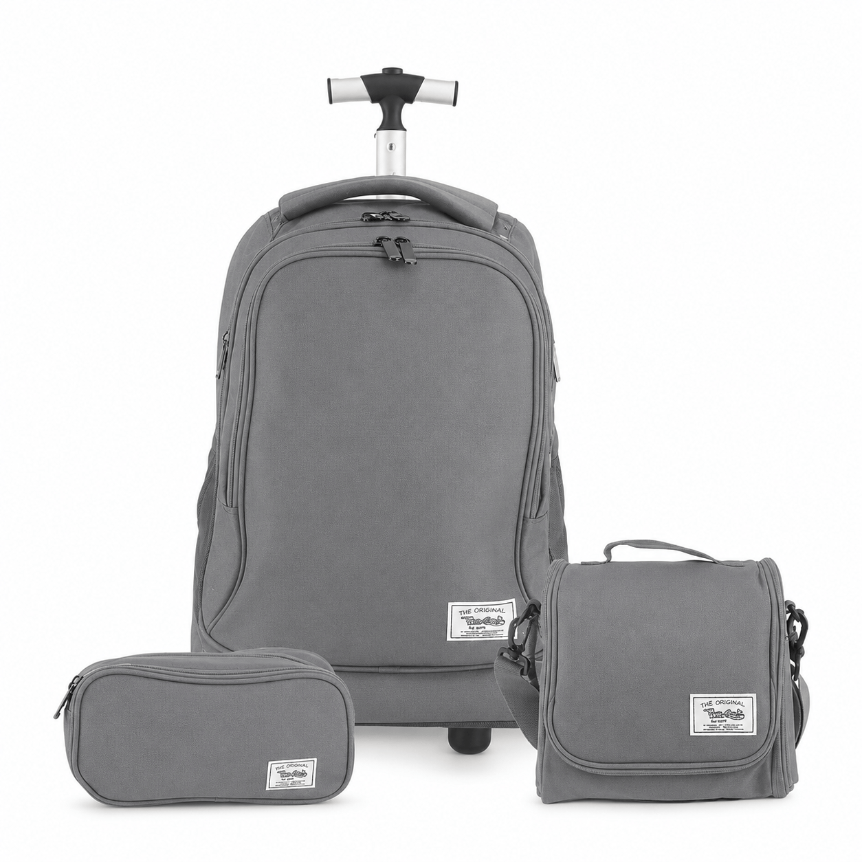 Set Trio Trolley Teenpack 18" Grandes Roues Gris