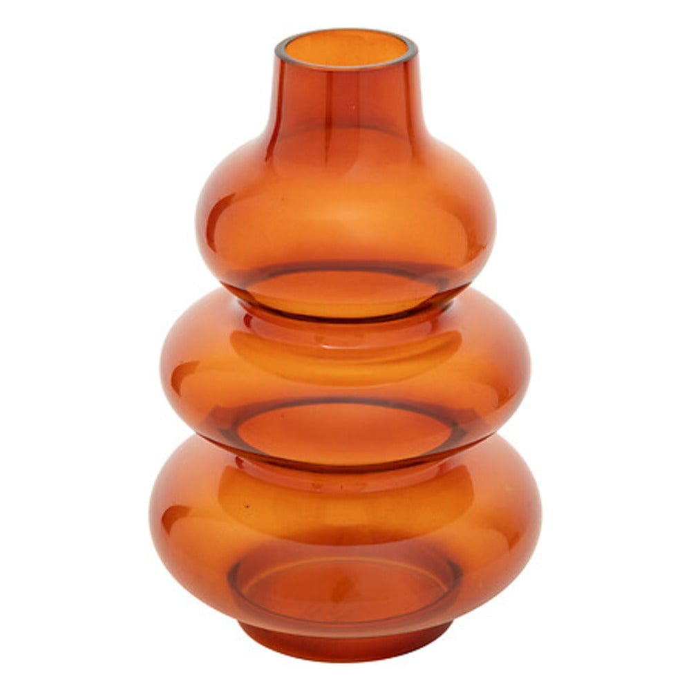 Alpha 55 Ambre Vase Clothilde en verre