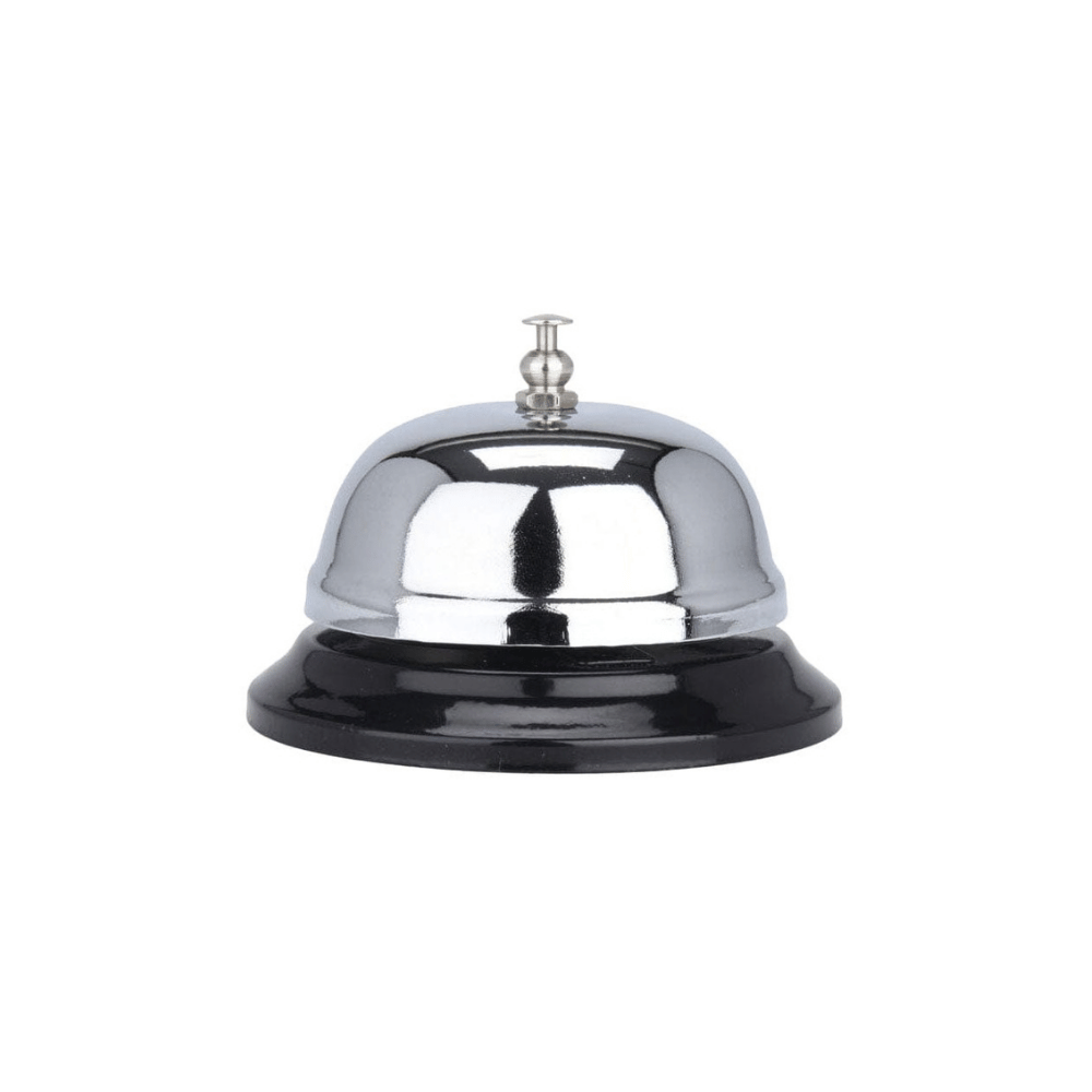 Alpha 55 argent Clochette de table décorative élégante