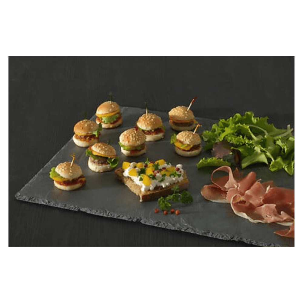 Alpha 55 Assiette de présentation ardoise élégante