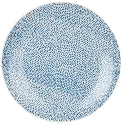 Alpha 55 Assiette plate en porcelaine à motif floral