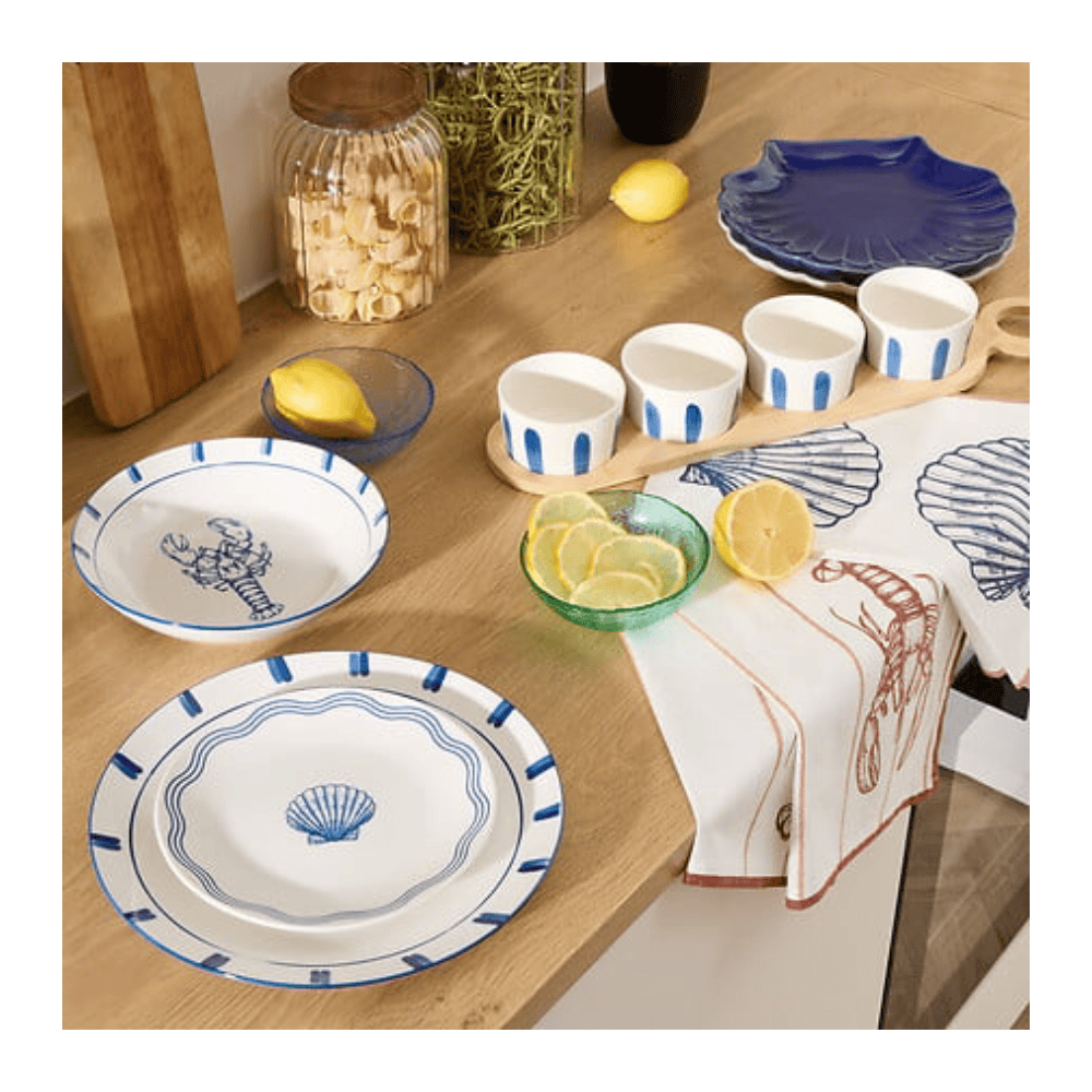 Alpha 55 Assiette plate Oceania design élégant