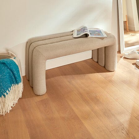 Alpha 55 Banc Sisco en tissu argile – Élégant et confortable