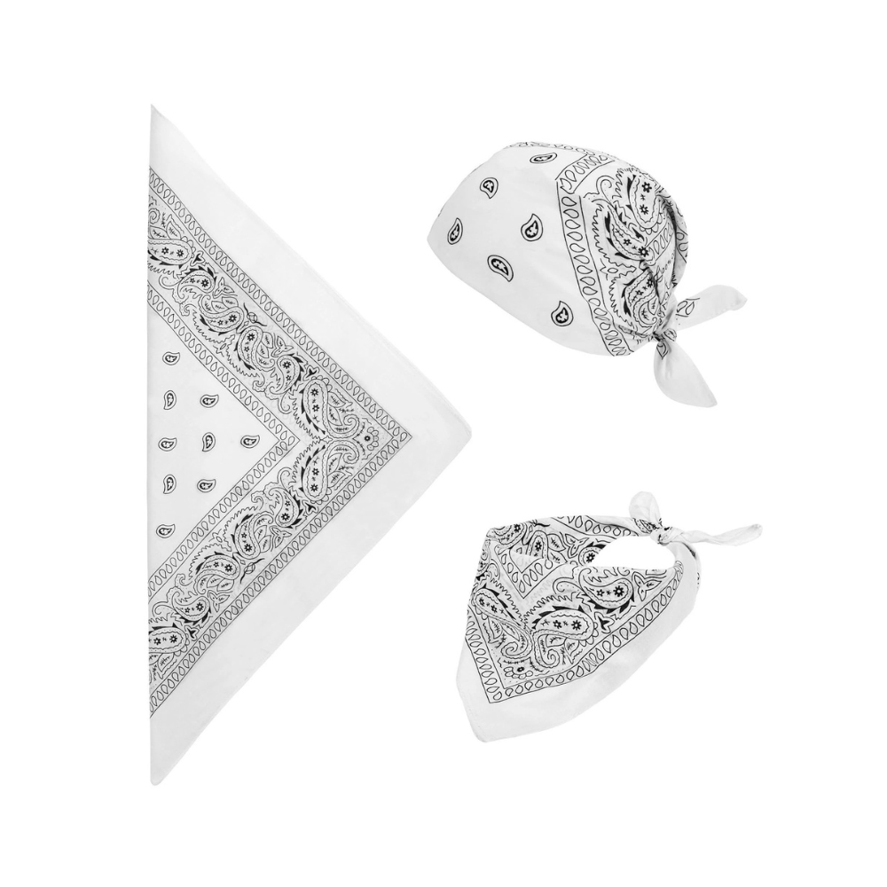 Alpha 55 Bandana Coton Classic Blanc 55x55 cm