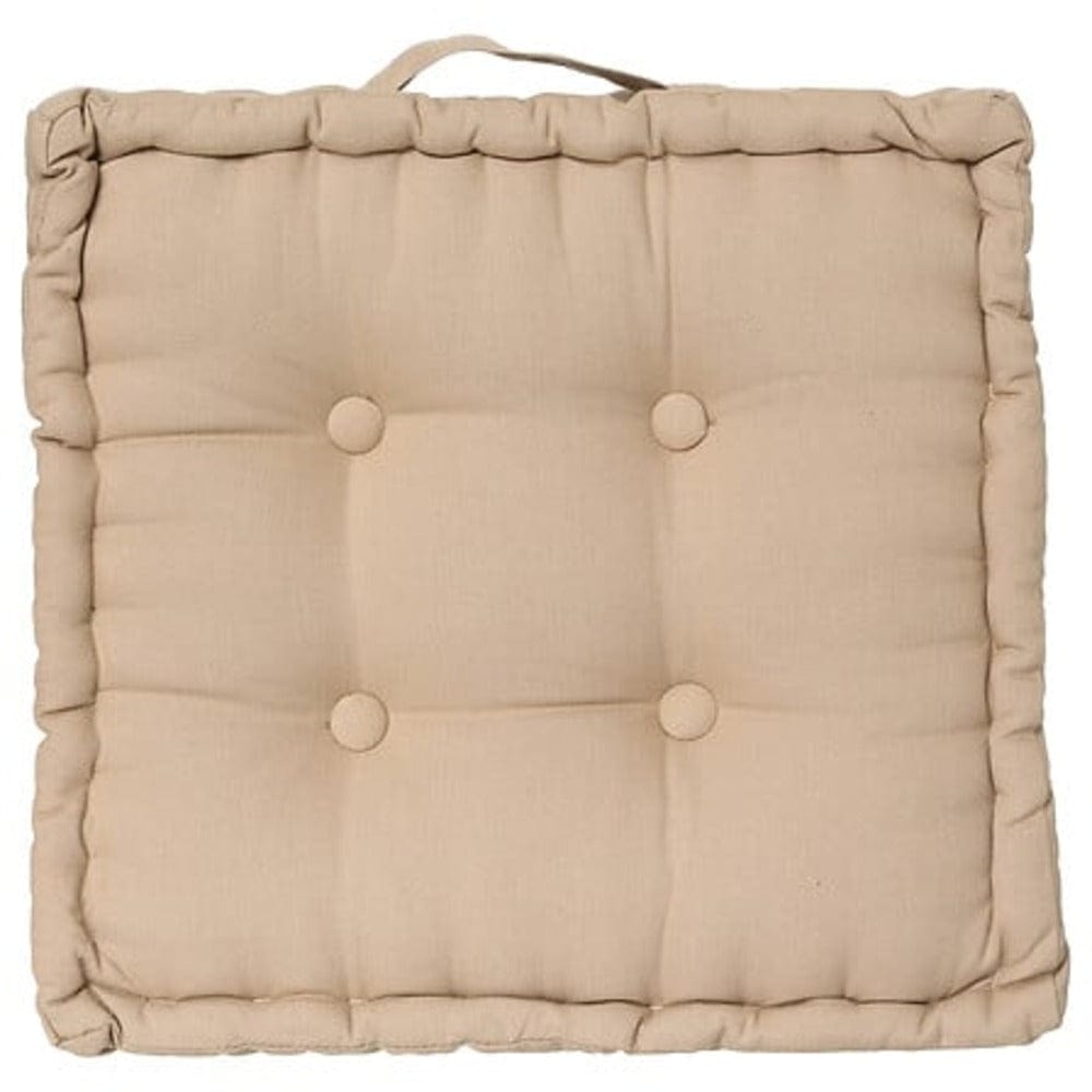Alpha 55 Beige lin Coussin de sol