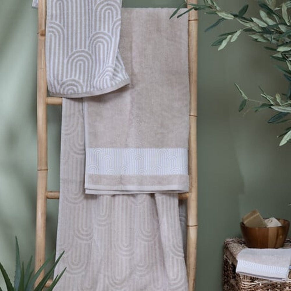 Alpha 55 Beige Lot 3 pièces linge de bain