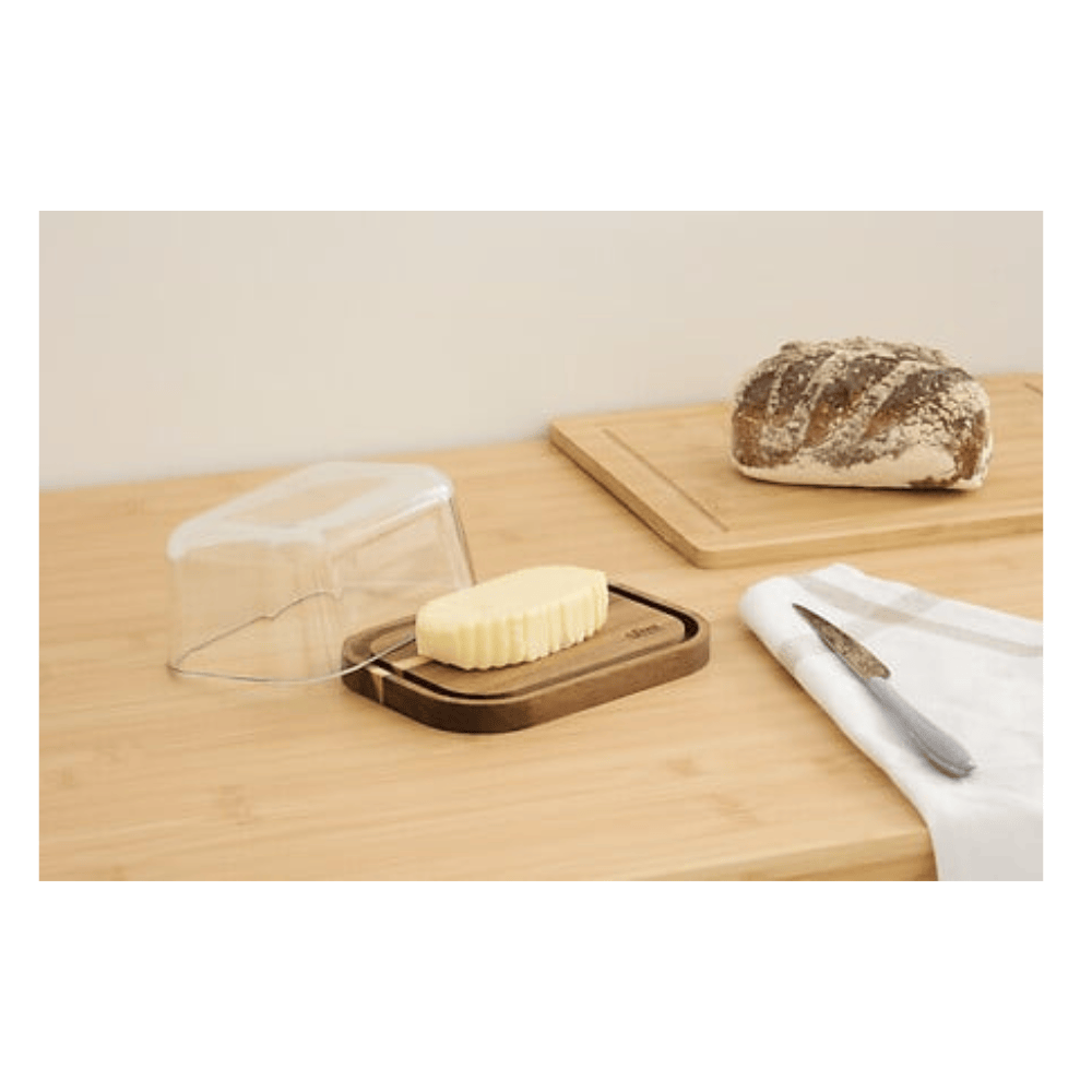 Alpha 55 Beurrier Harmony acacia et verre transparent