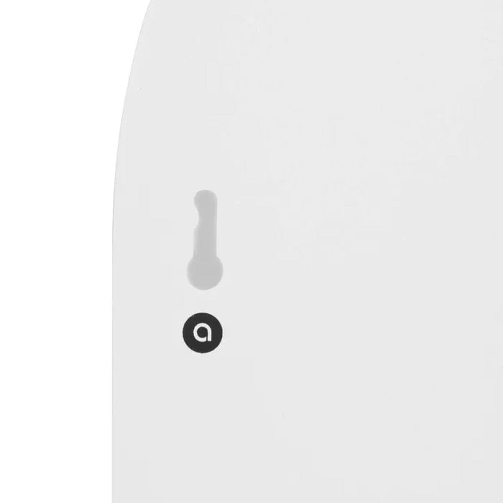 Alpha 55 Blanc Étagère murale blanche 2 niches