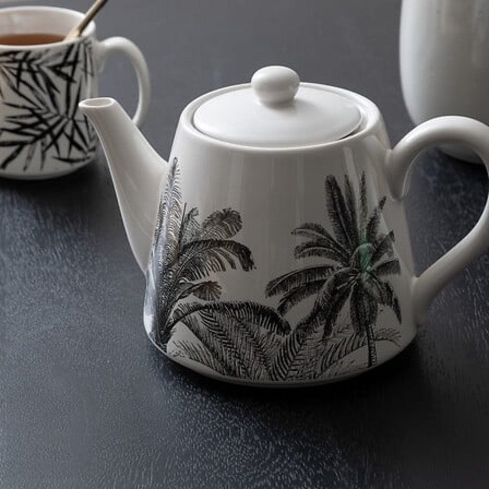 Alpha 55 Blanc Théière en céramique