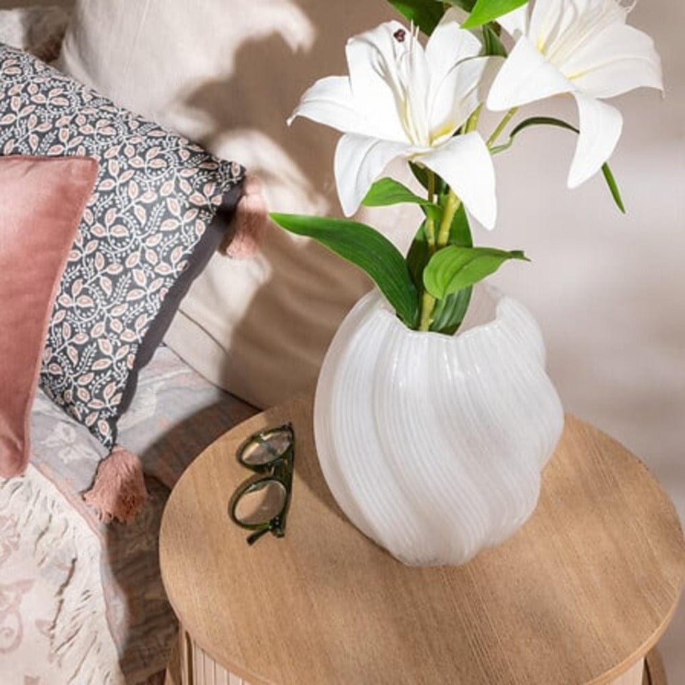 Alpha 55 Blanc Vase en verre "Valma"