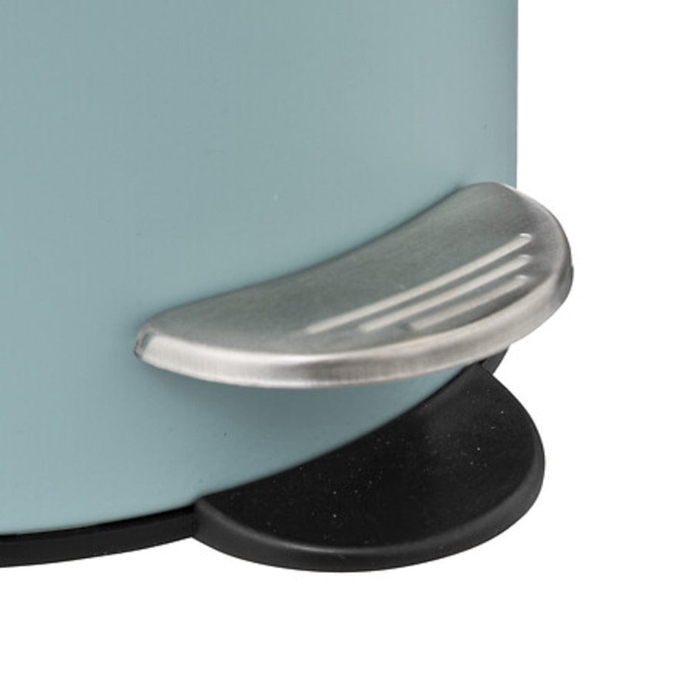 Alpha 55 Bleu Artic Poubelle à pédale en métal