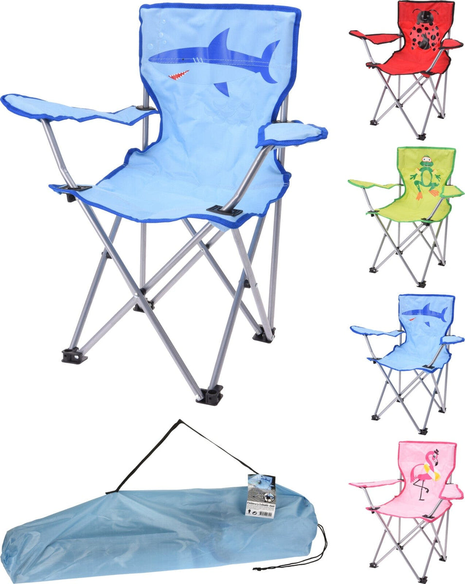 Chaise pliante pour enfant - Bleu