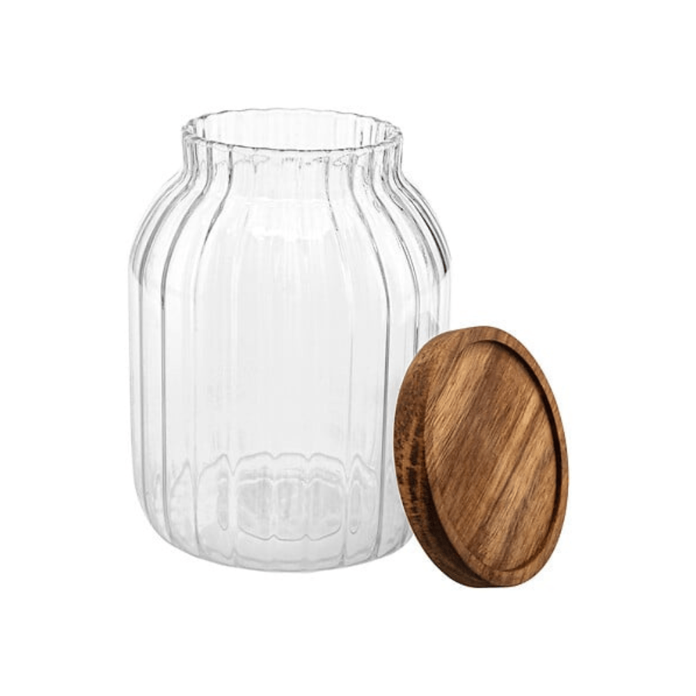 Alpha 55 Bocal Harmony 2L en verre et acacia hermétique