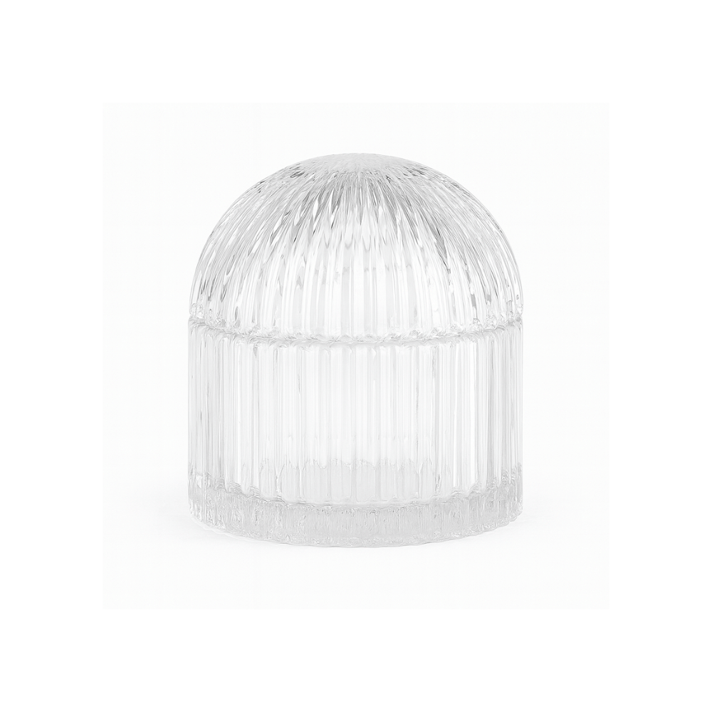 Alpha 55 Bonbonnière en Verre Transparent – Déco & Rangement Chic