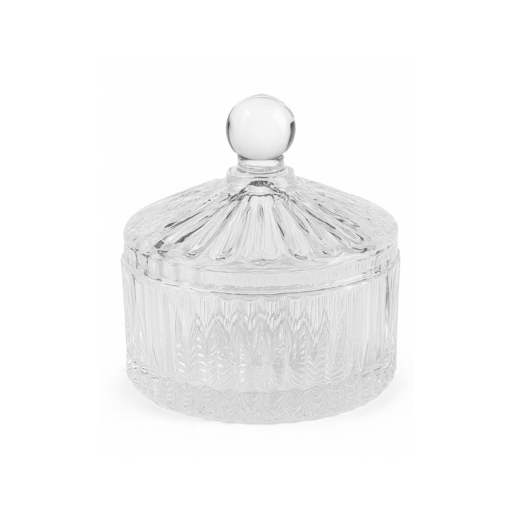 Alpha 55 Bonbonnière en Verre Transparent – Élégante & Intemporelle