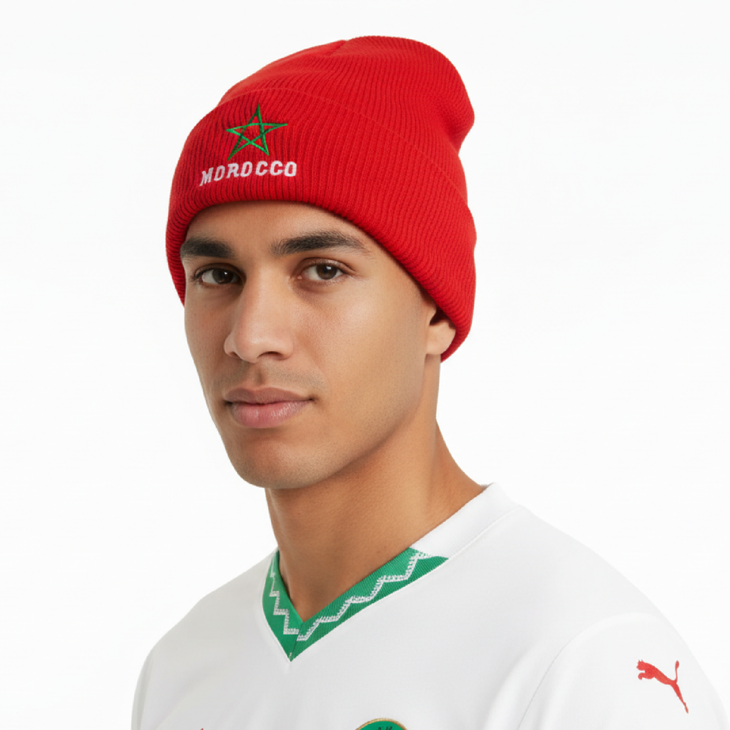 Alpha 55 Bonnet Maroc Rouge – Accessoire Supporter