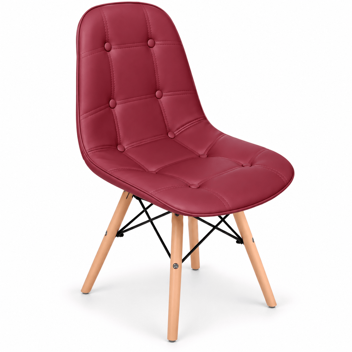 Alpha 55 Bordeaux Chaise Scandinave Confort