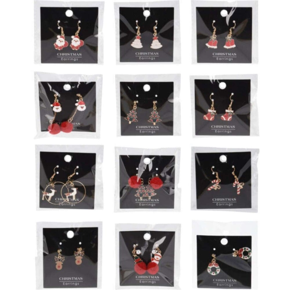 Alpha 55 Boucles d'oreilles Noël