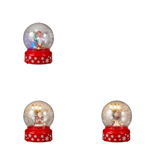 Alpha 55 Boule à Neige LED – Lumière 3 LED Blanc Chaud