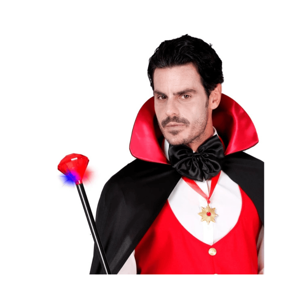 Alpha 55 bretelles Canne 88 cm Pommeau Lumineux Rouge Halloween