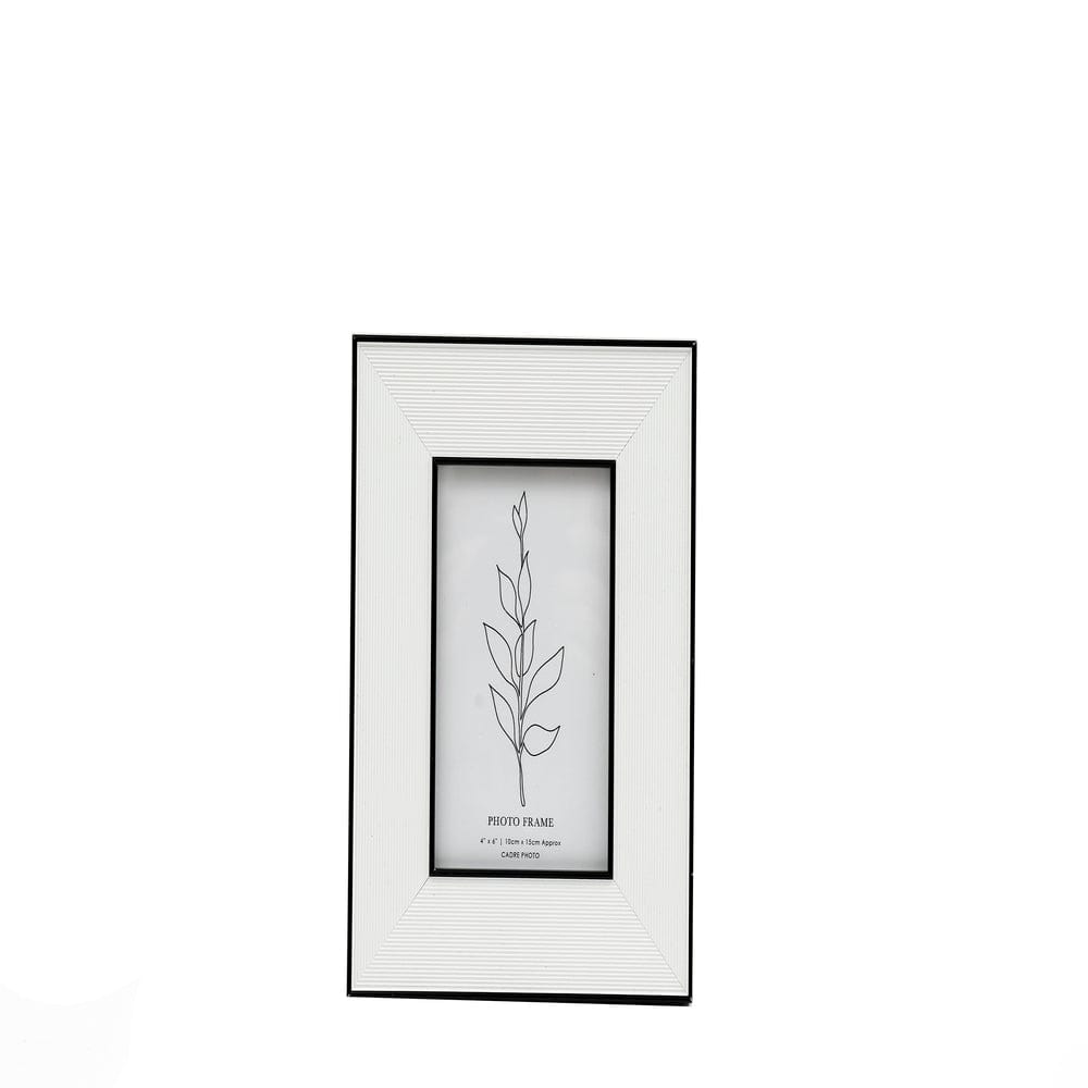 Alpha 55 Cadre Photo Blanc à Bordure Noire