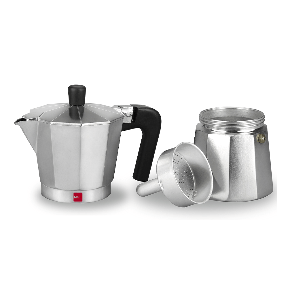 Alpha 55 cafetière silver Cafetière Magefesa en aluminium "Kenia"