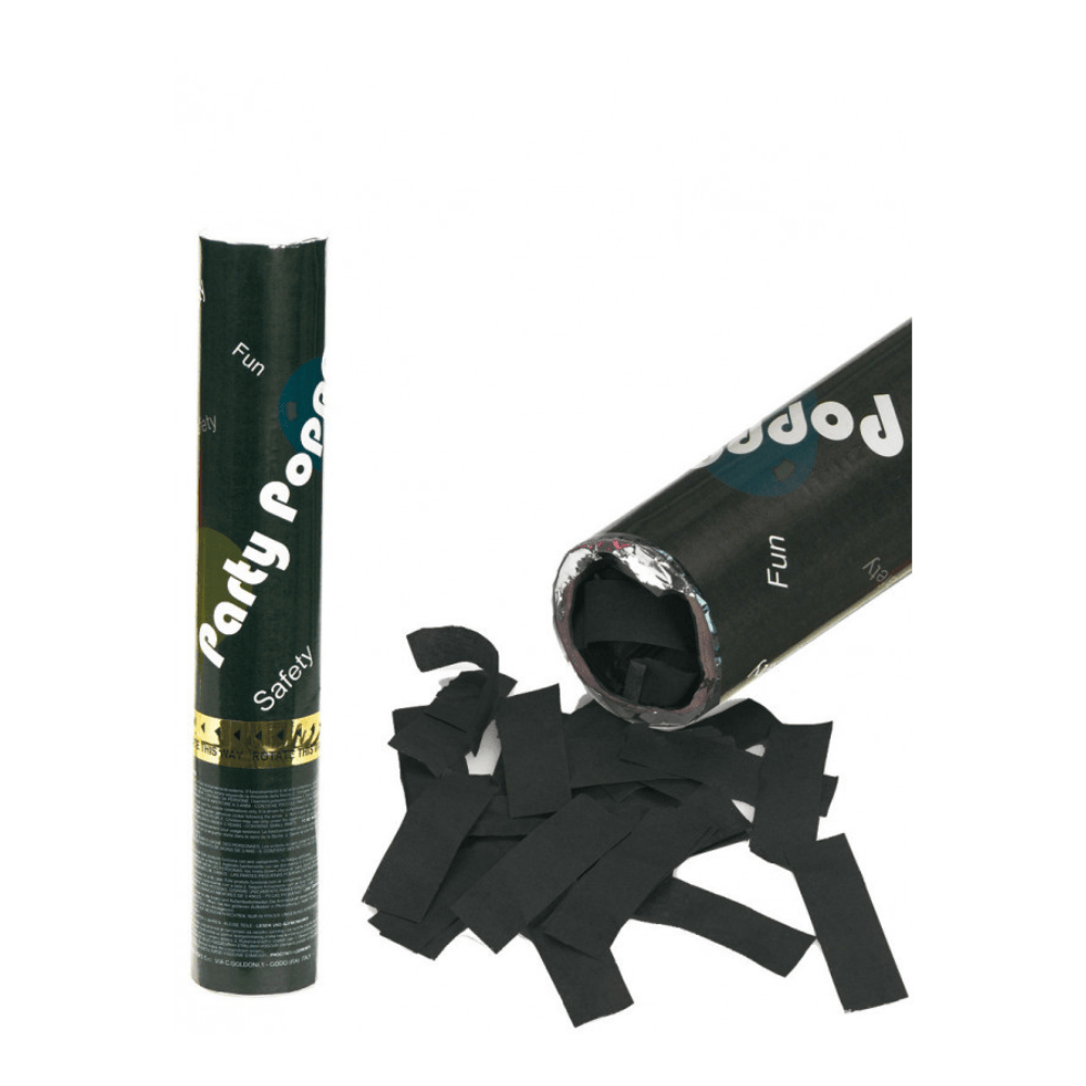 Alpha 55 Canon à Confettis 30 cm Noir pour Fête