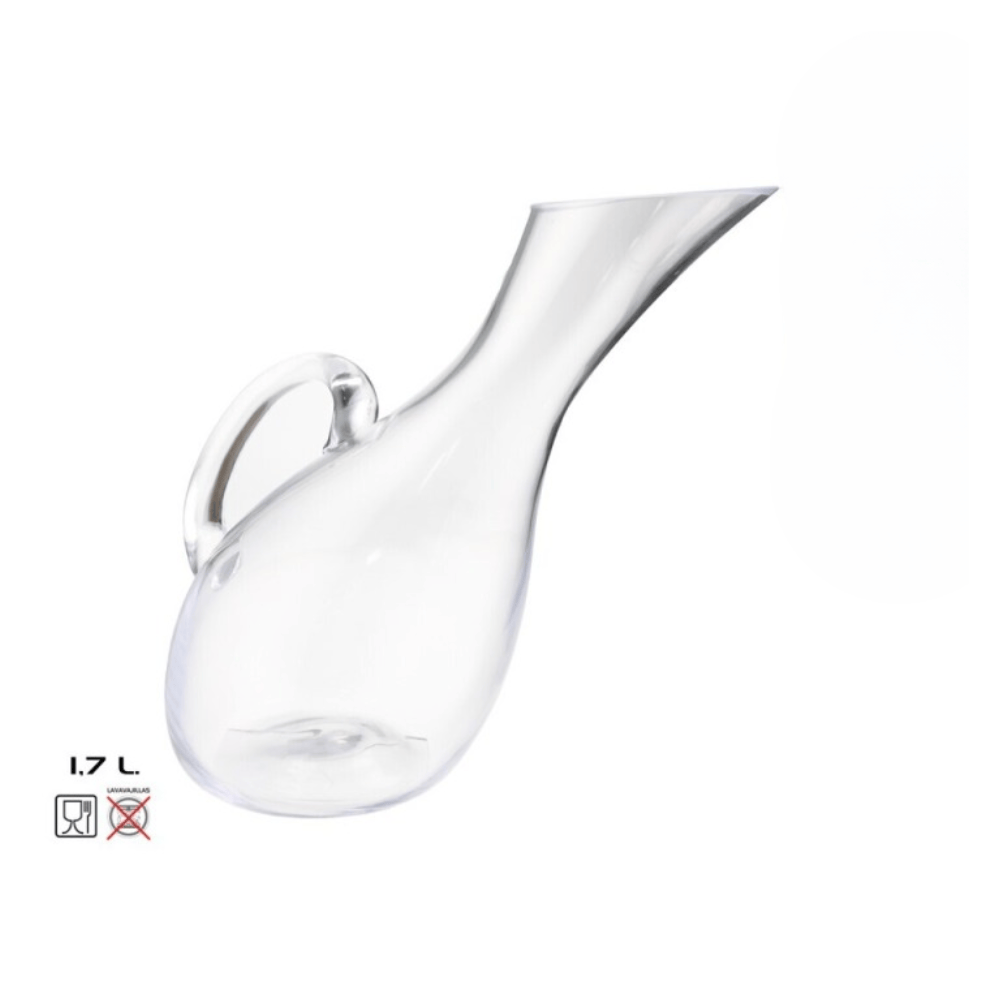 Alpha 55 Carafe à décanter canard 1,7L en verre élégante