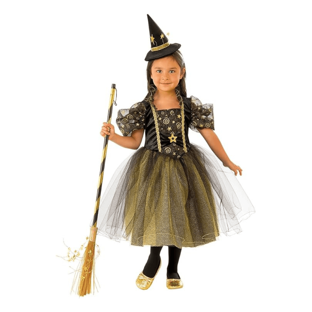 Alpha 55 Costume Sorcière Étoile Fille – Déguisement Enfant