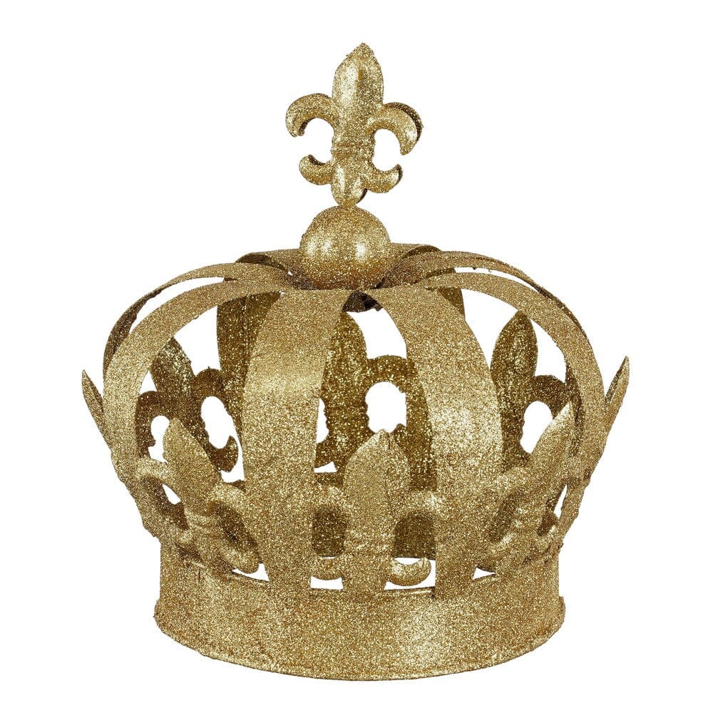 Alpha 55 Couronne en Métal Doré – Déco Murale Élégante