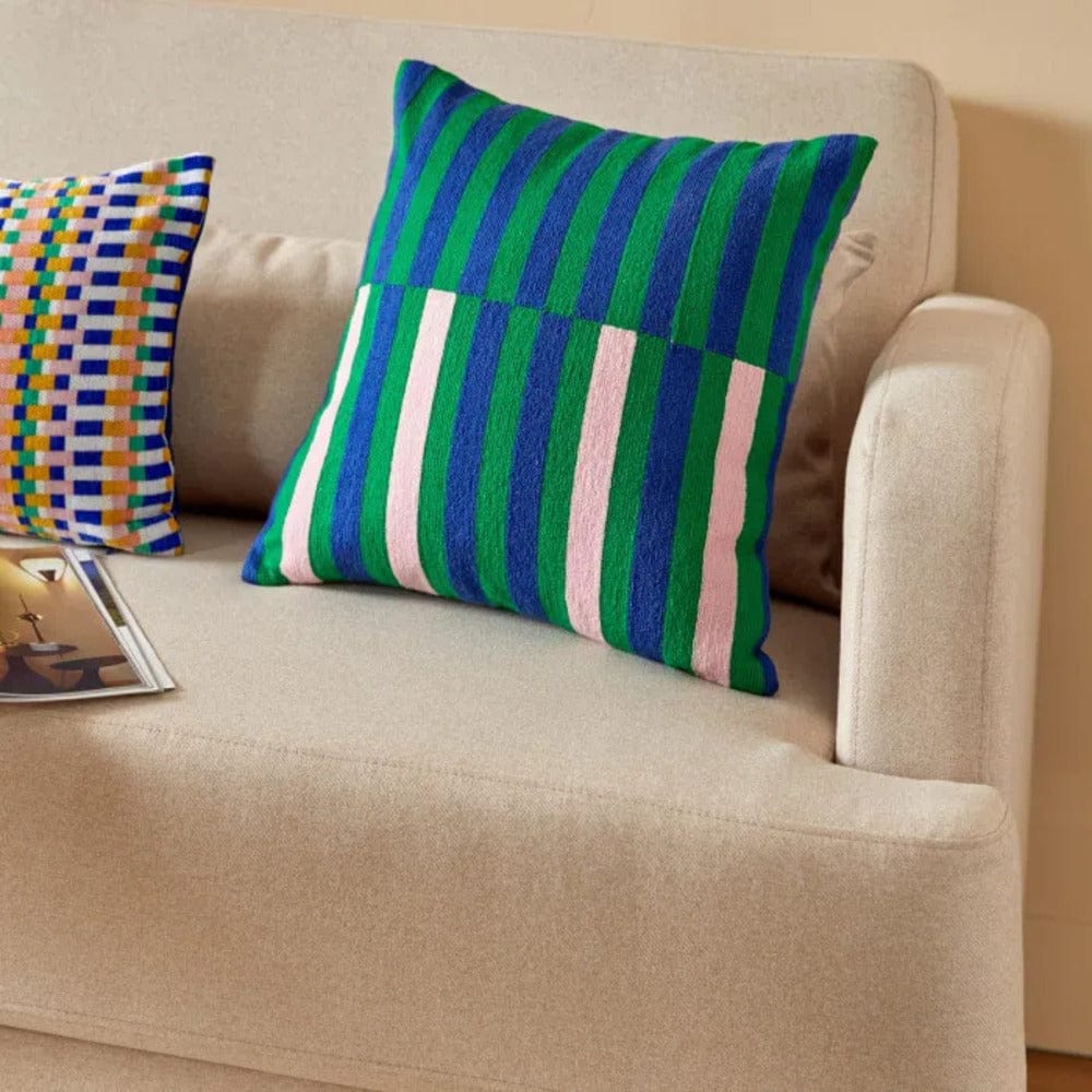 Alpha 55 Coussin Déco Brodé "disso"