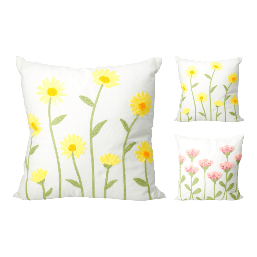 Alpha 55 Coussin Motif Floral - Élégant et Confortable