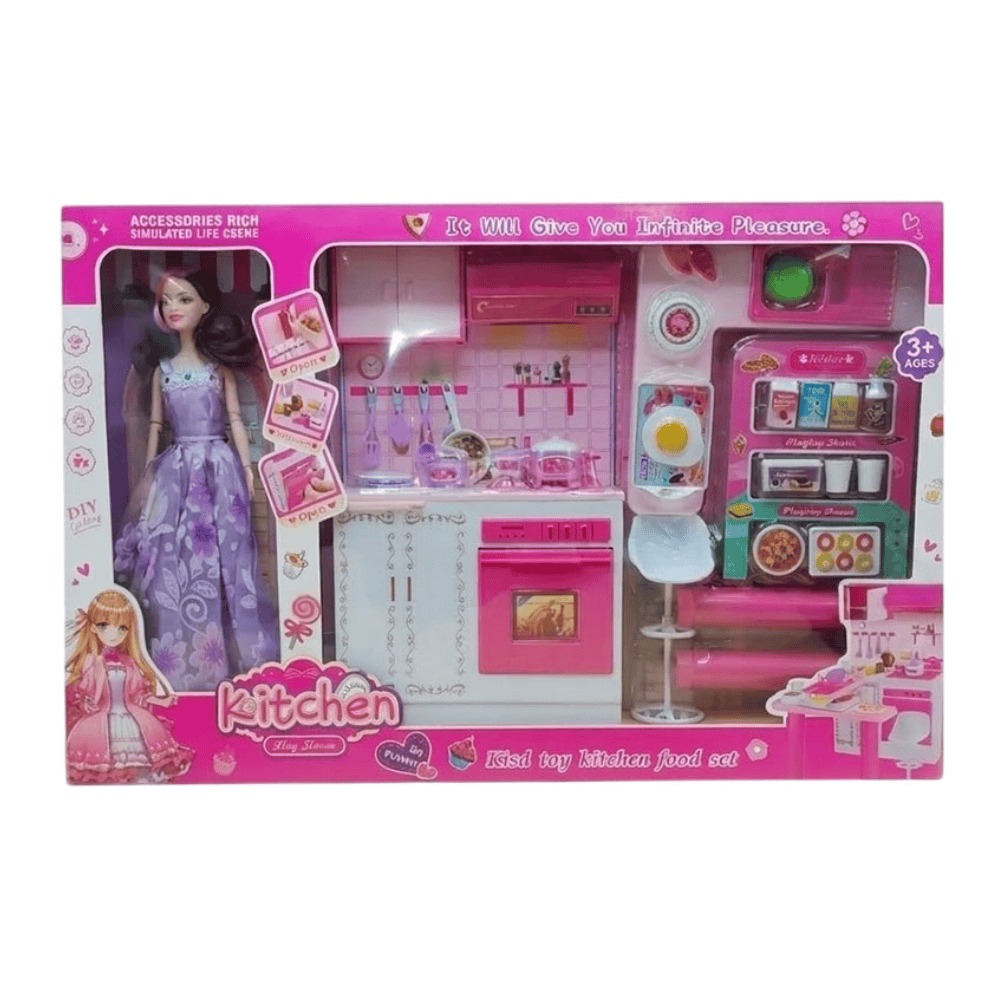 Alpha 55 Cuisine Miniature Poupée MNQ – Jeu Créatif Enfant