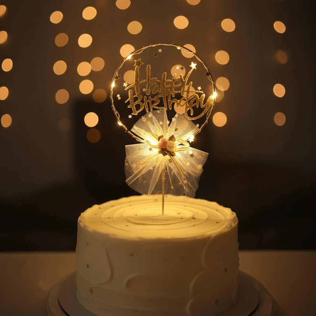 Alpha 55 DECO GATEAU LED HAPPY BIRTHDAY
