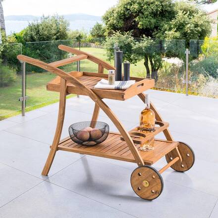 Alpha 55 Desserte de jardin 2 niveaux 105 × 56 × 78 cm