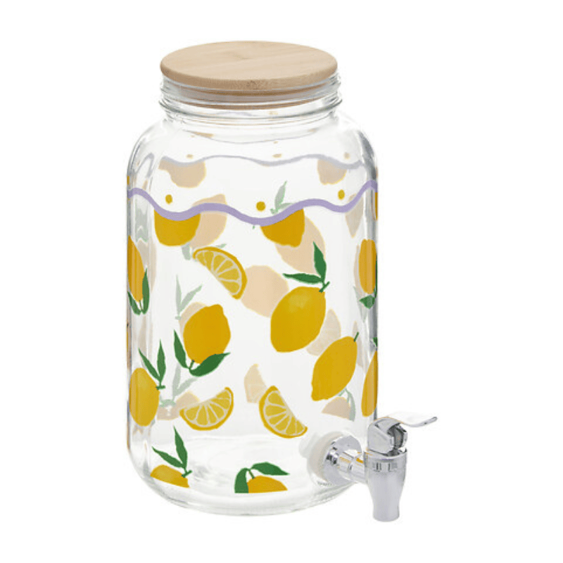 Alpha 55 Distributeur de Boisson Verre Fruity 4L – (Lot de 3)