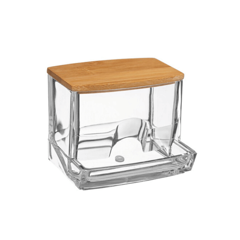 Alpha 55 Distributeur de coton-tige en bambou