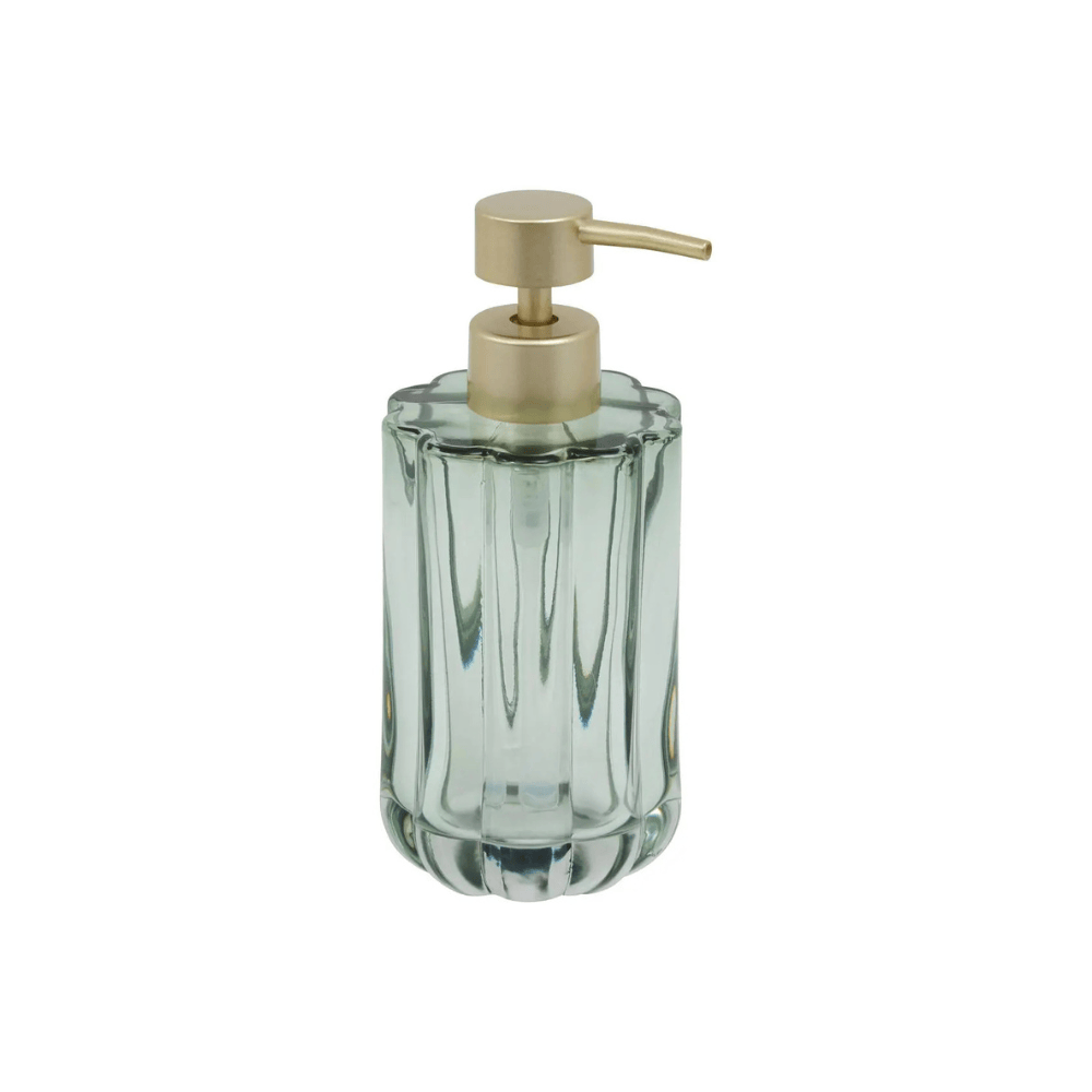 Alpha 55 Distributeur savon FLOREA vert – Verre décoratif