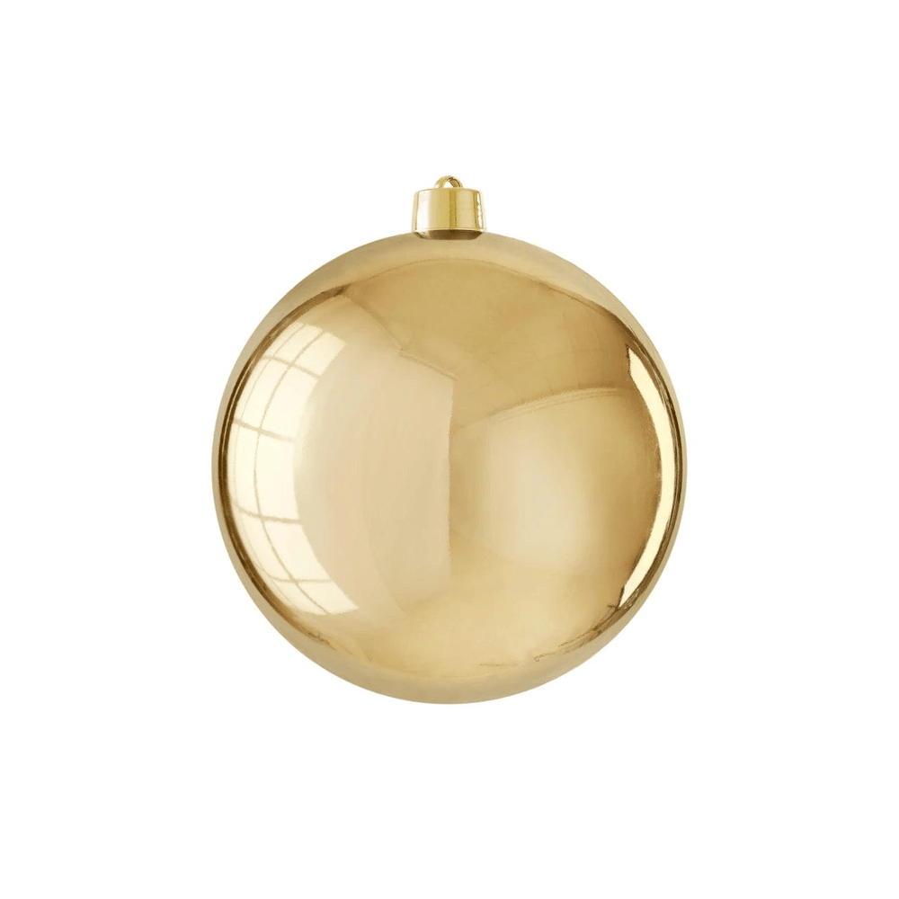 Alpha 55 Doré / Grand Boule de Noël brillante incassable