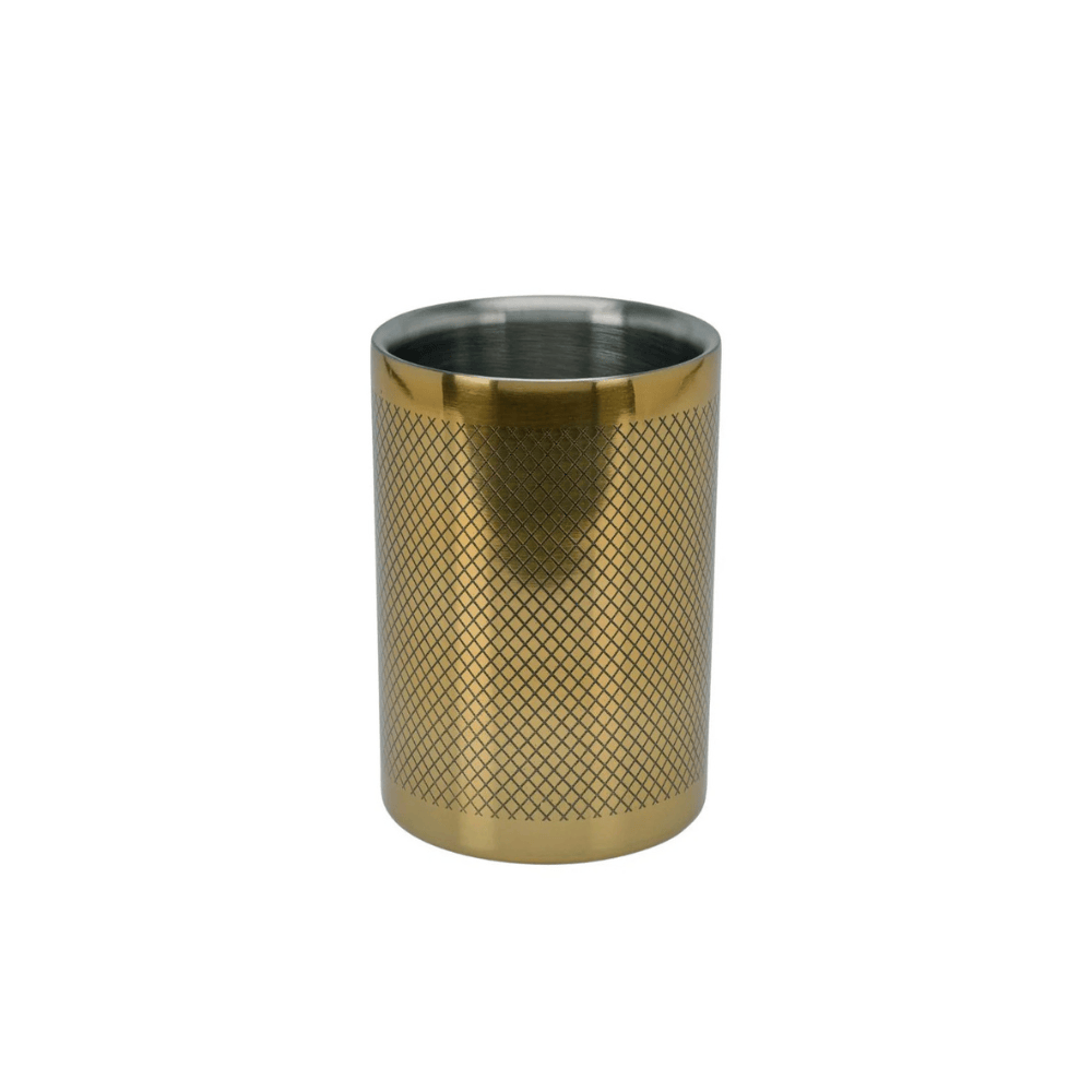 Alpha 55 Doré Seau à Glace Double Paroi en Inox Doré – Élégant & Isolant