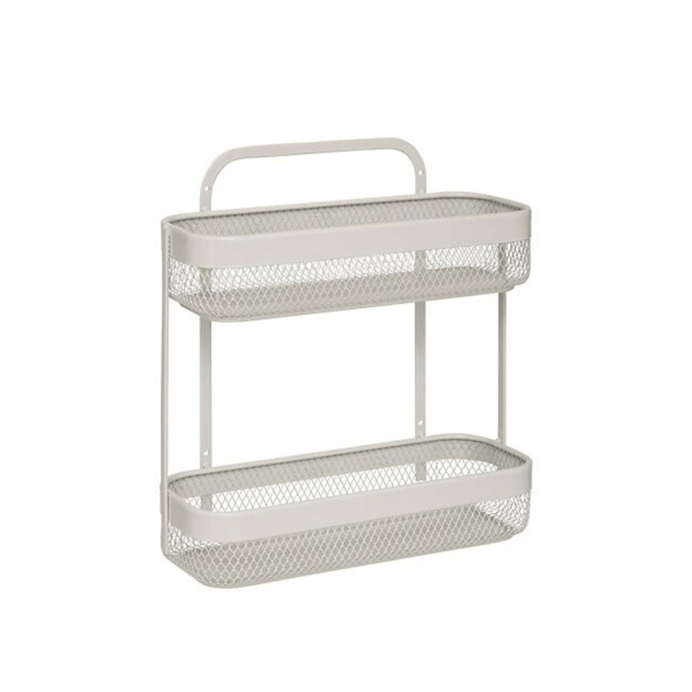 Alpha 55 Étagère 2 niveaux Mayaj métal argile – Design moderne