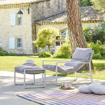 Alpha 55 Fauteuil relax Lambinio avec repose-pieds