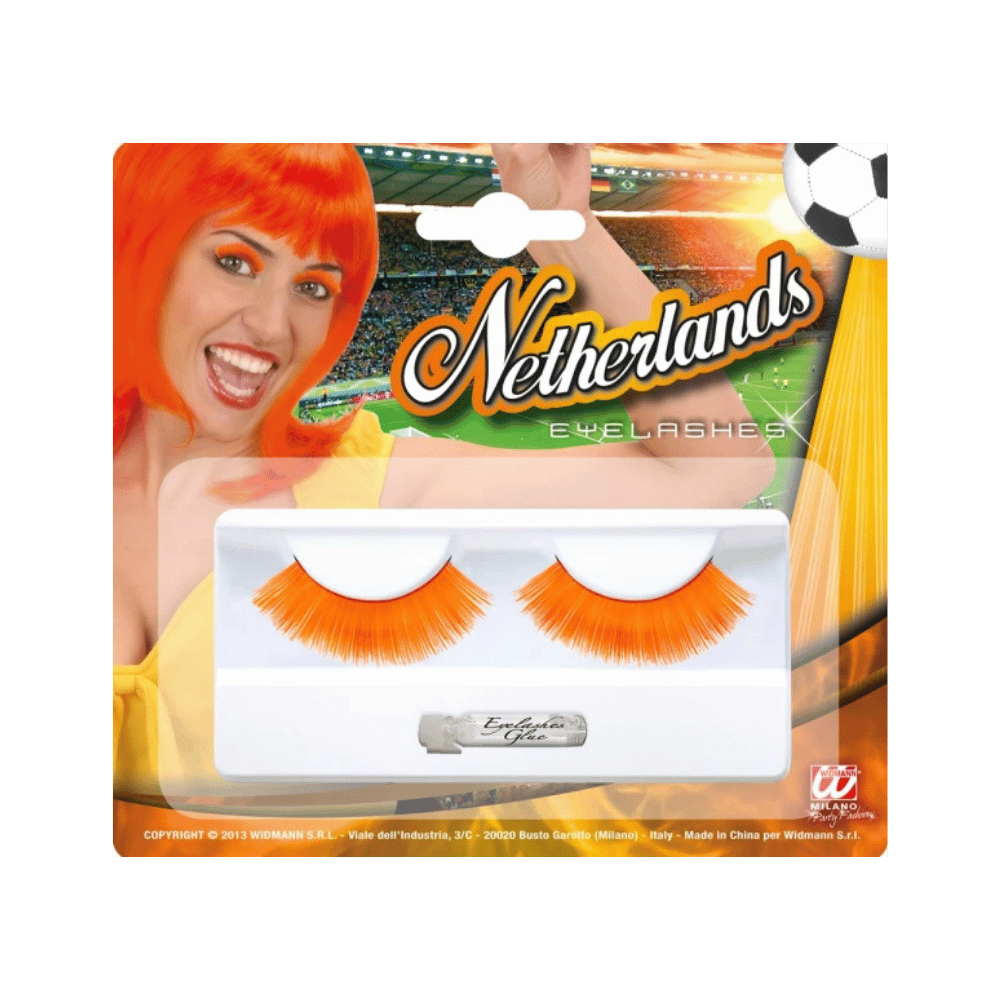 Alpha 55 Faux-cils orange – Accessoire maquillage festif Alpha55