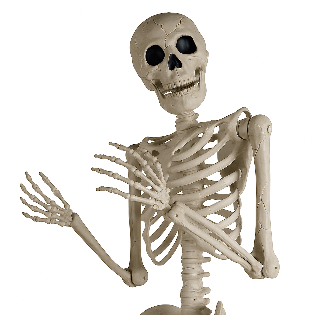 Alpha 55 figurine à suspendre Squelette géant articulé d’Halloween