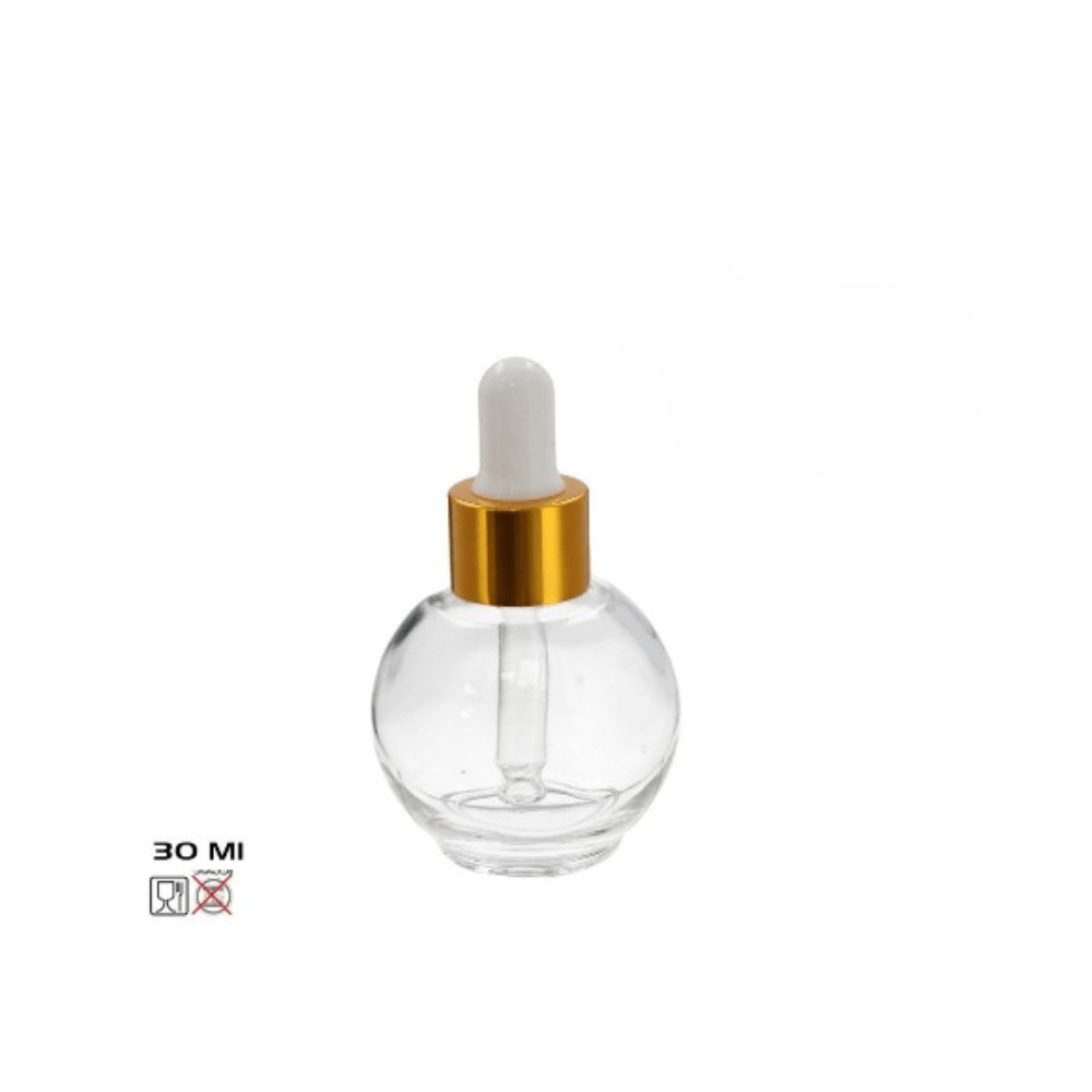 Alpha 55 Flacon en verre compte-gouttes pratique