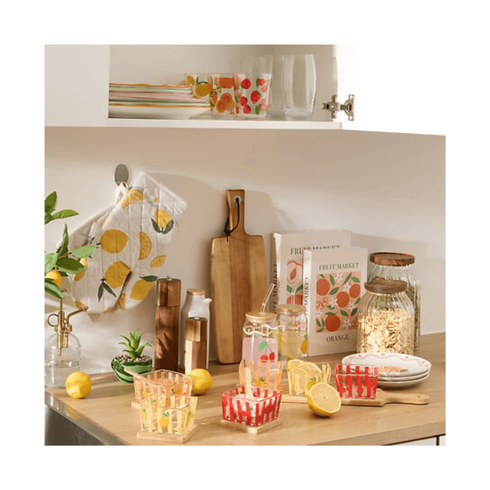 Alpha 55 Gant + manique coton Fruity cuisine protection
