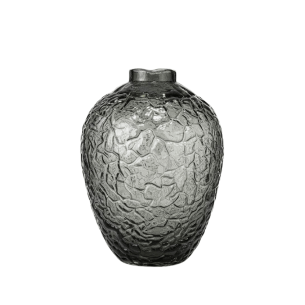 Alpha 55 Grand Vase Cruche en Verre Martelé – Style Authentique