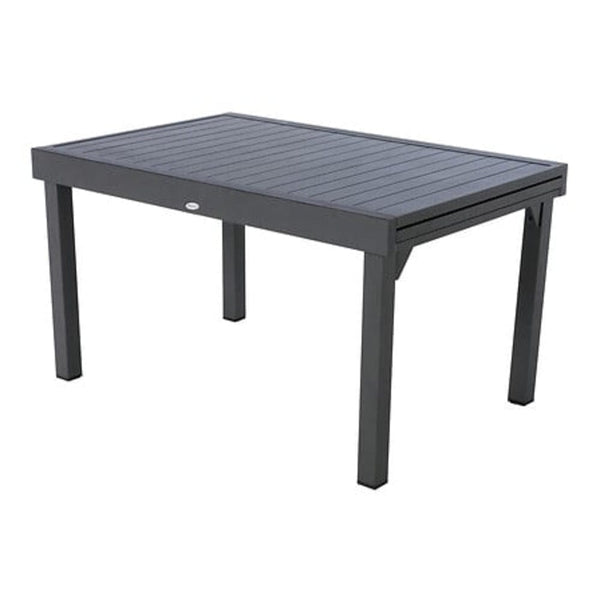Alpha 55 Gris Graphite Table de jardin extensible rectangulaire