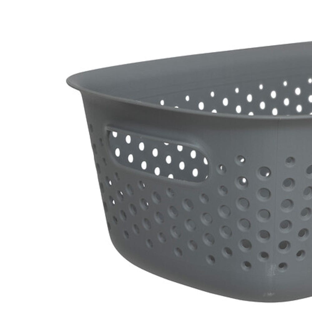 Alpha 55 Gris Panier de rangement en plastique