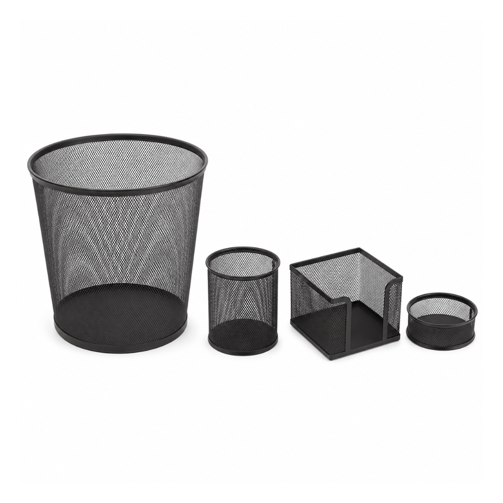 Set de Bureau Métallique Globox 3 Pièces — Alpha 55 Maroc